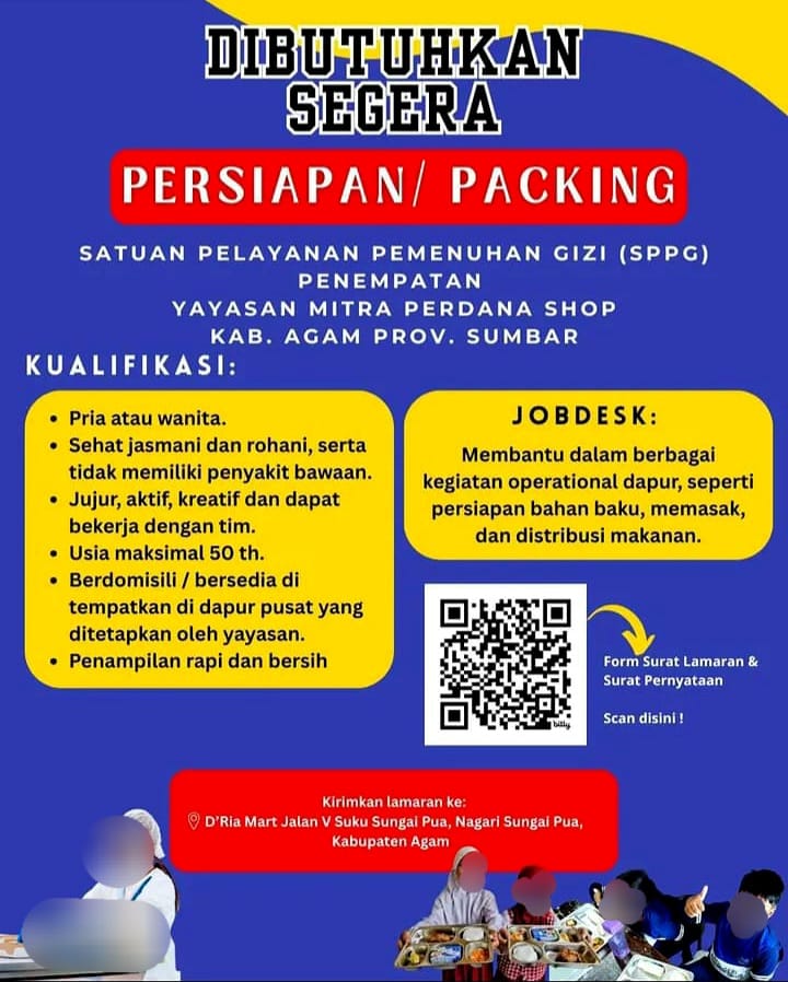 Lowongan Kerja Yayasan Mitra Perdana Shop- Persiapan/ Packing
